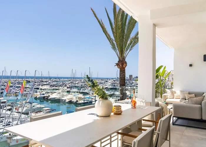 224 -luxury Selection- Puerto Banus Front Line Duplex Penthouse Lägenhet *